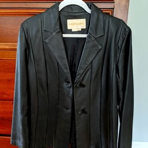 Women's Leather Jacket M